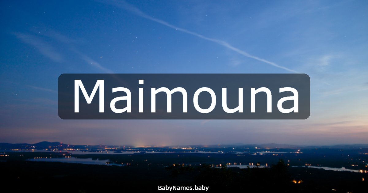 Maimouna