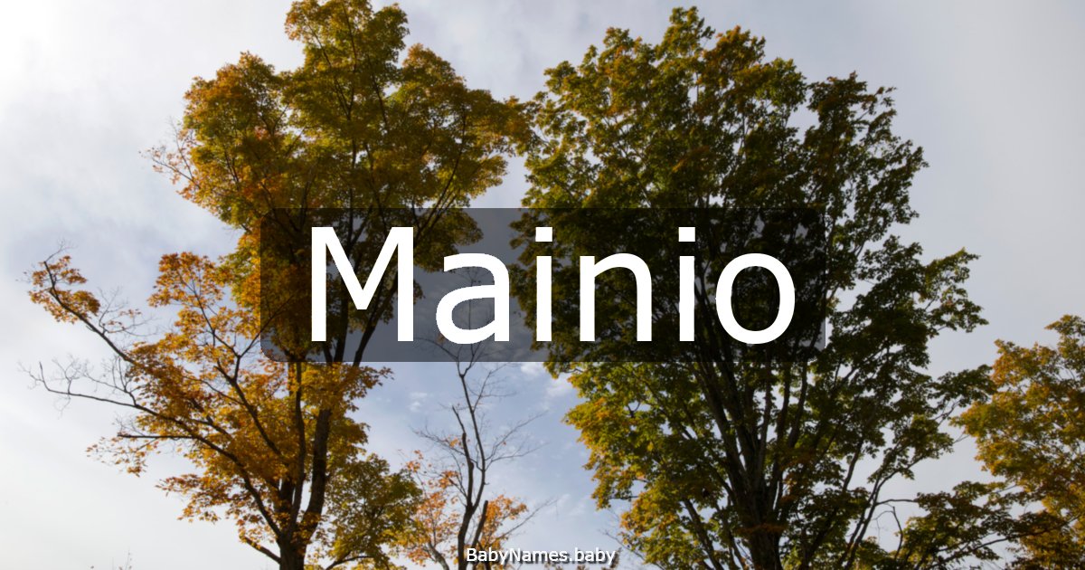 Mainio