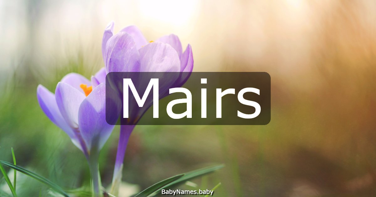Mairs
