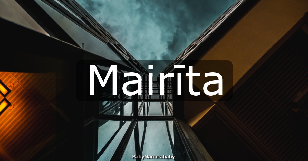 Mairīta