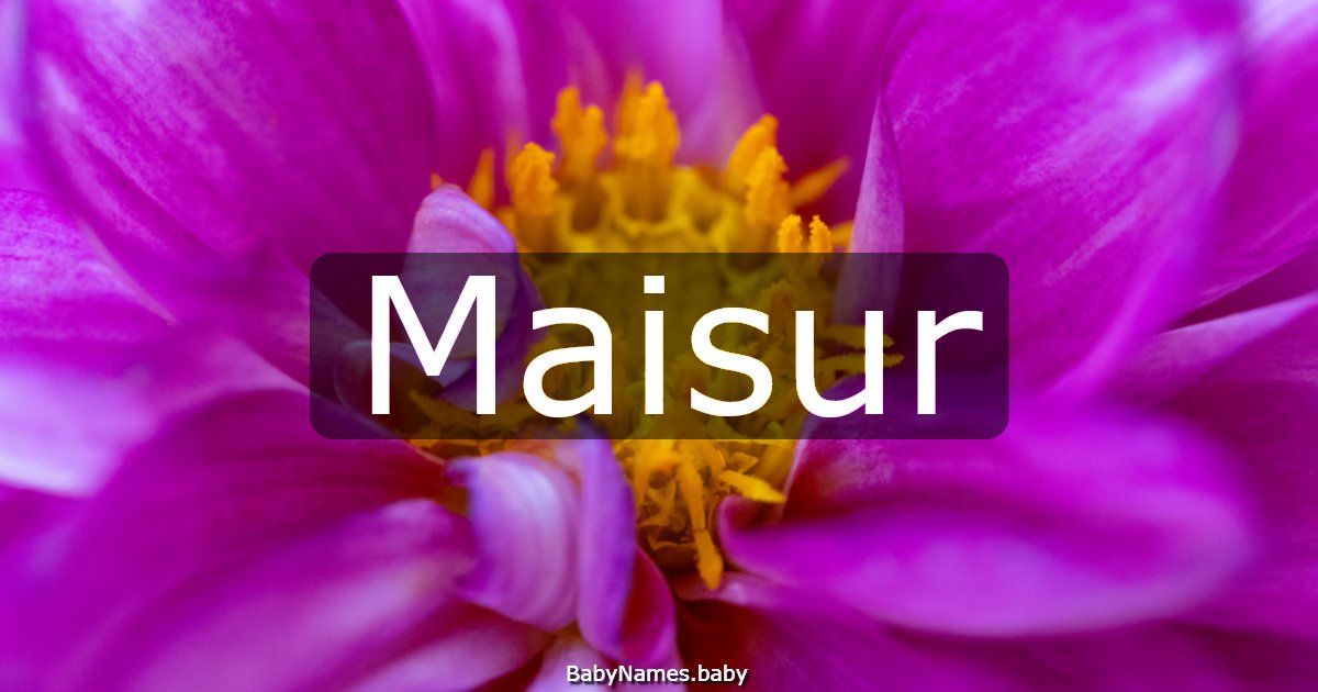 Maisur