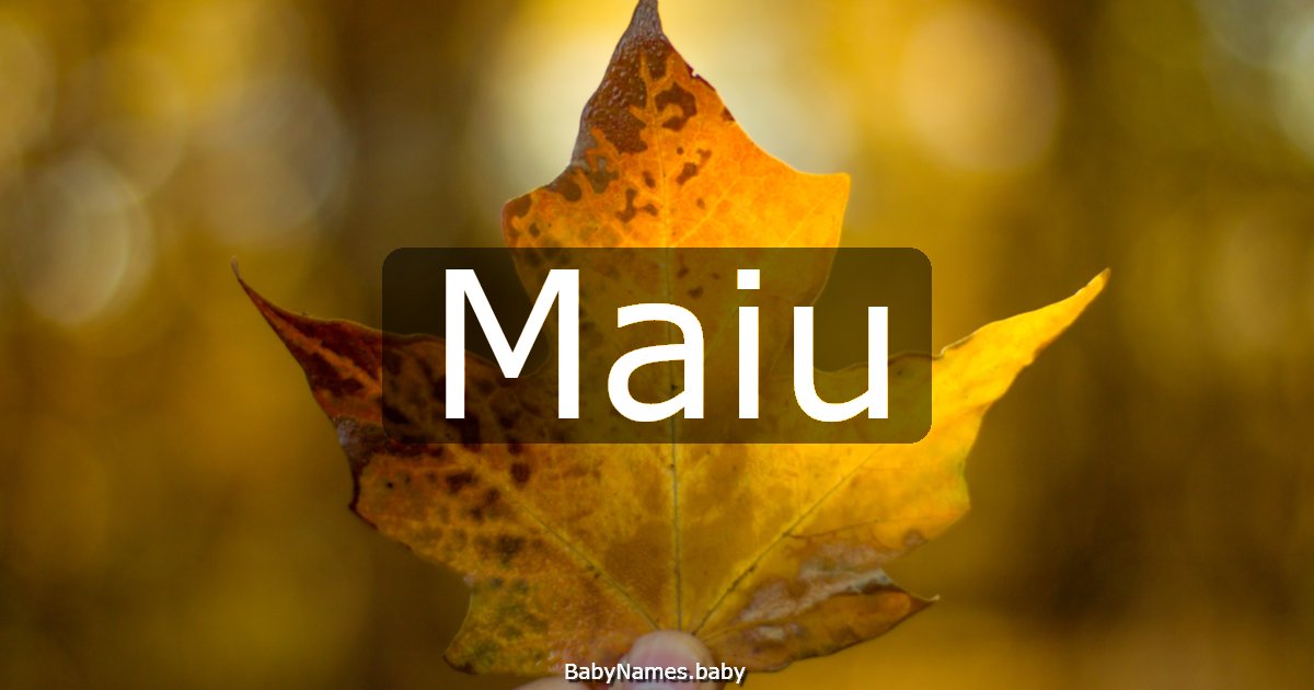 Maiu