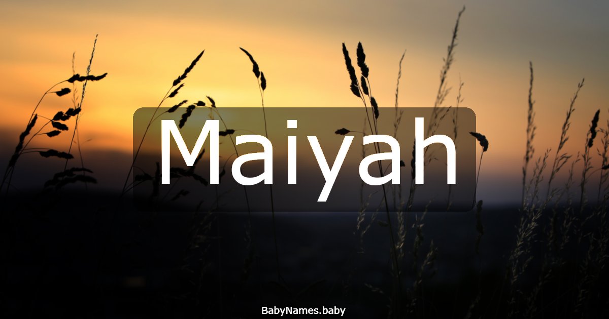 Maiyah