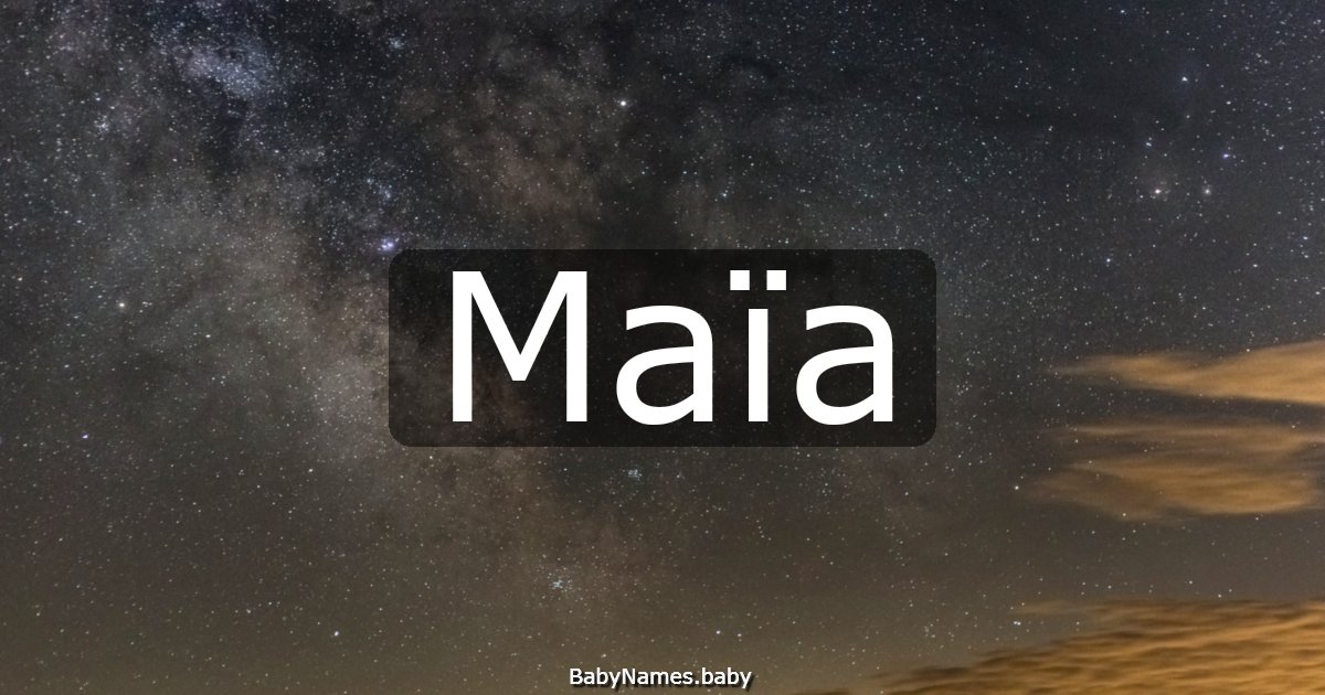 Maïa