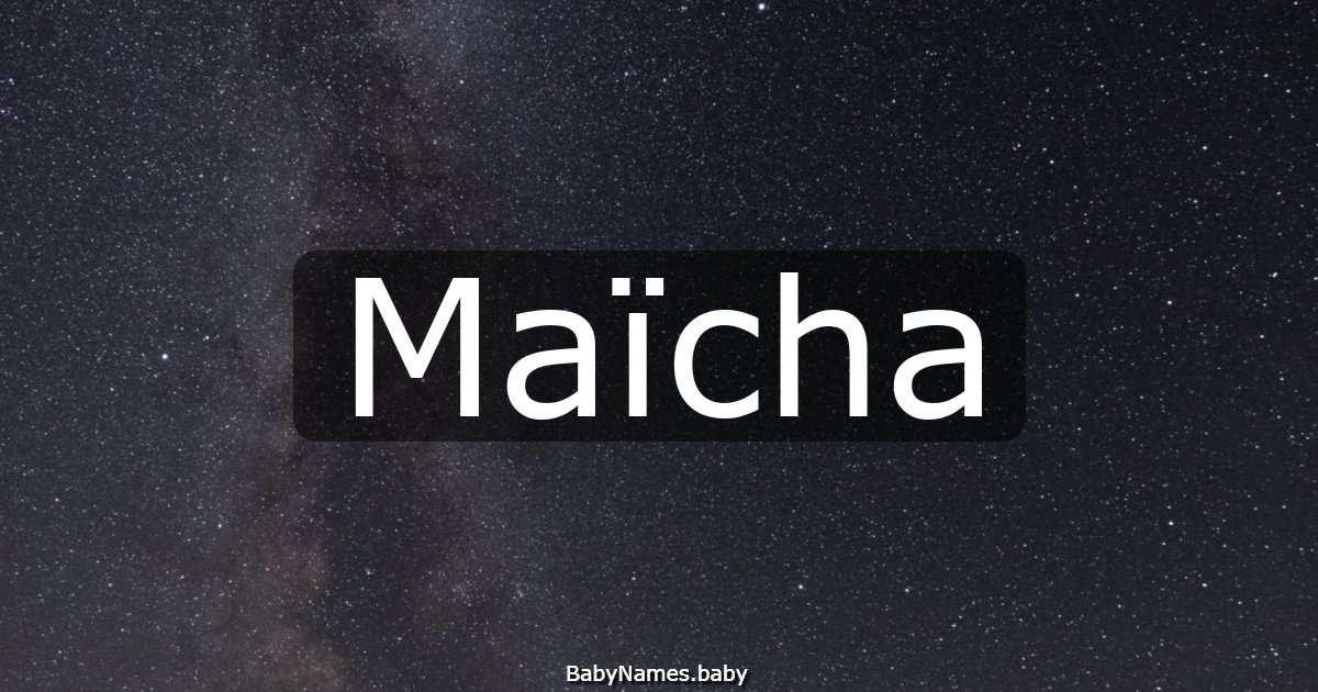 Maïcha