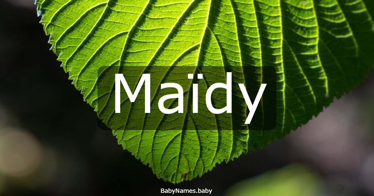 Maïdy