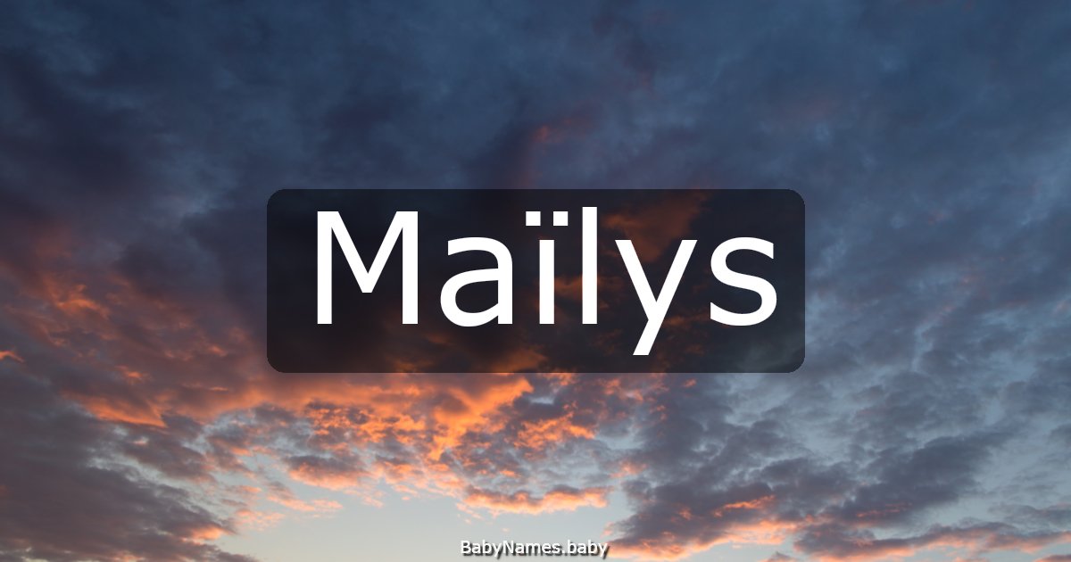 Maïlys
