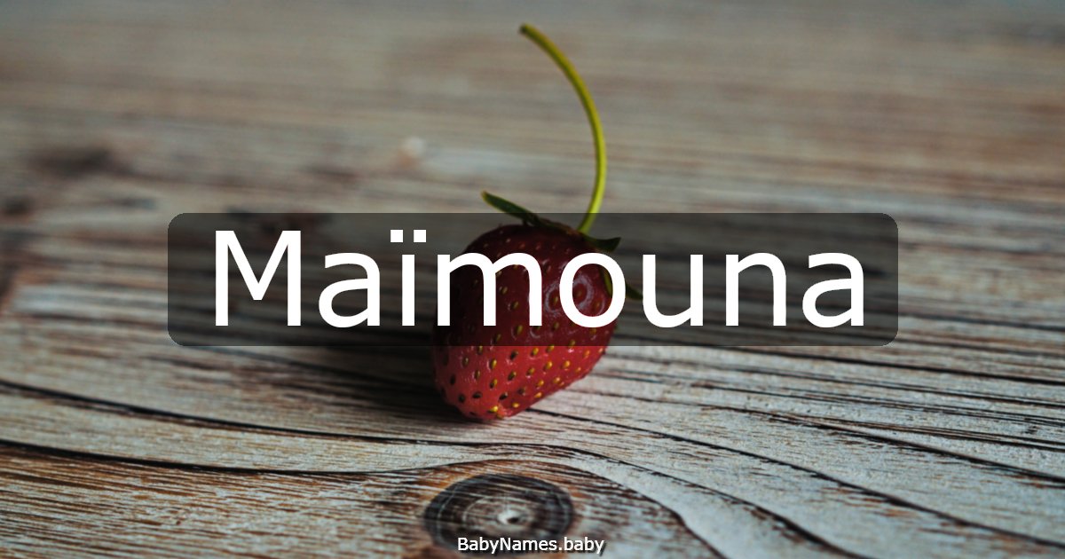 Maïmouna