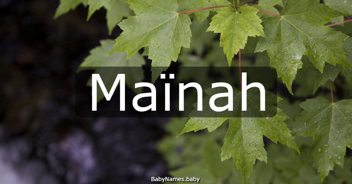 Maïnah