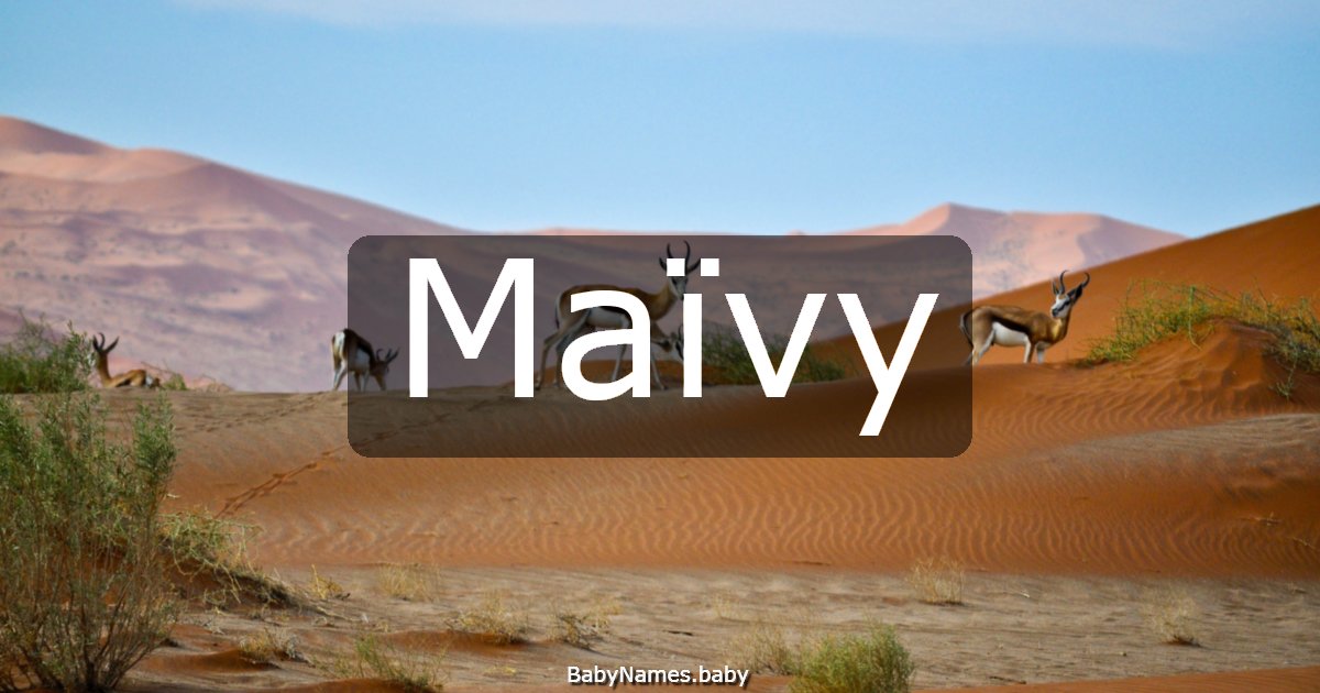 Maïvy