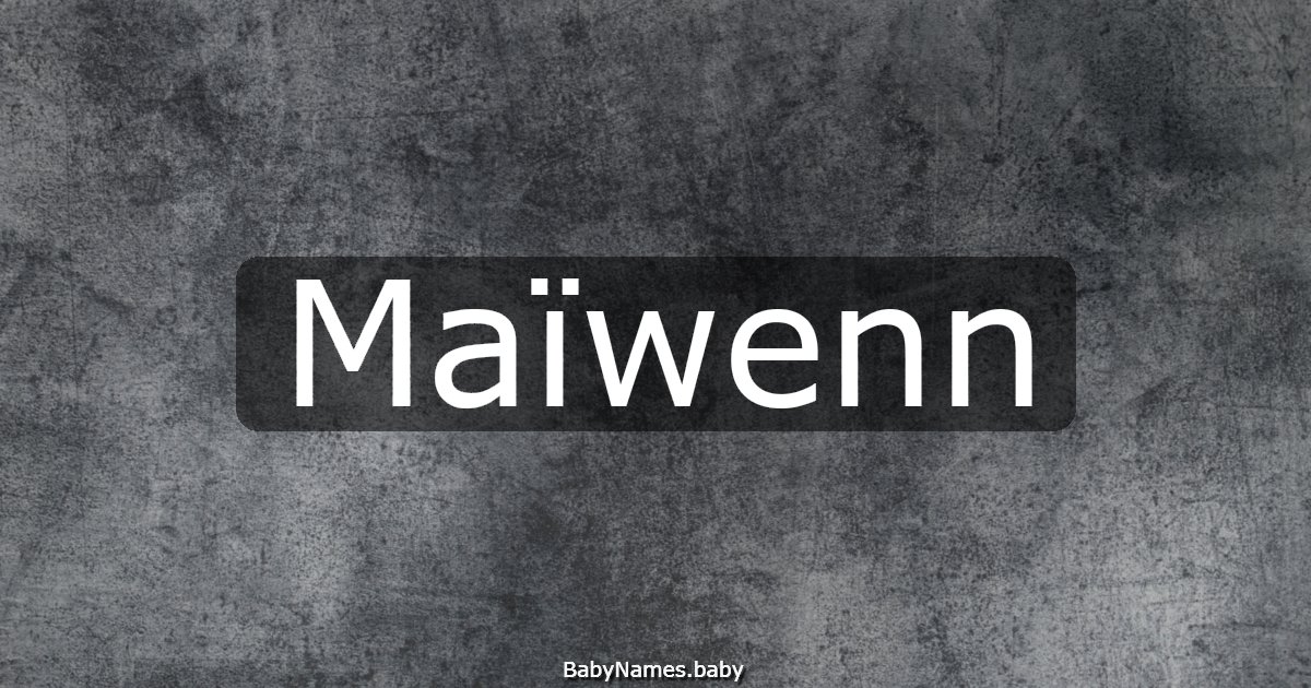 Maïwenn