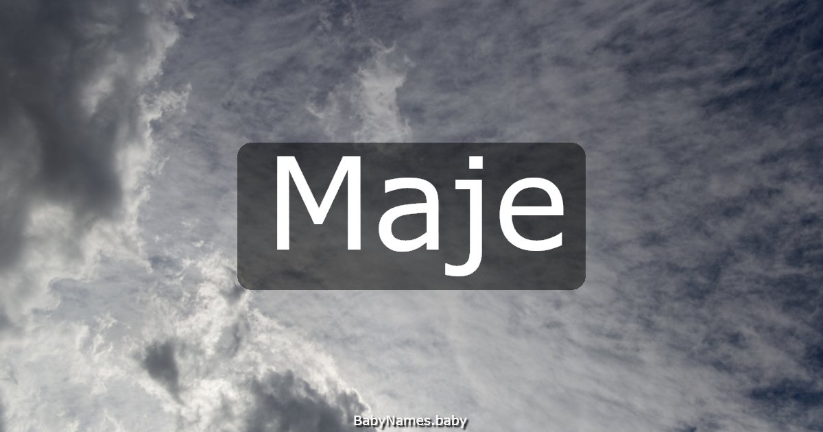 Maje