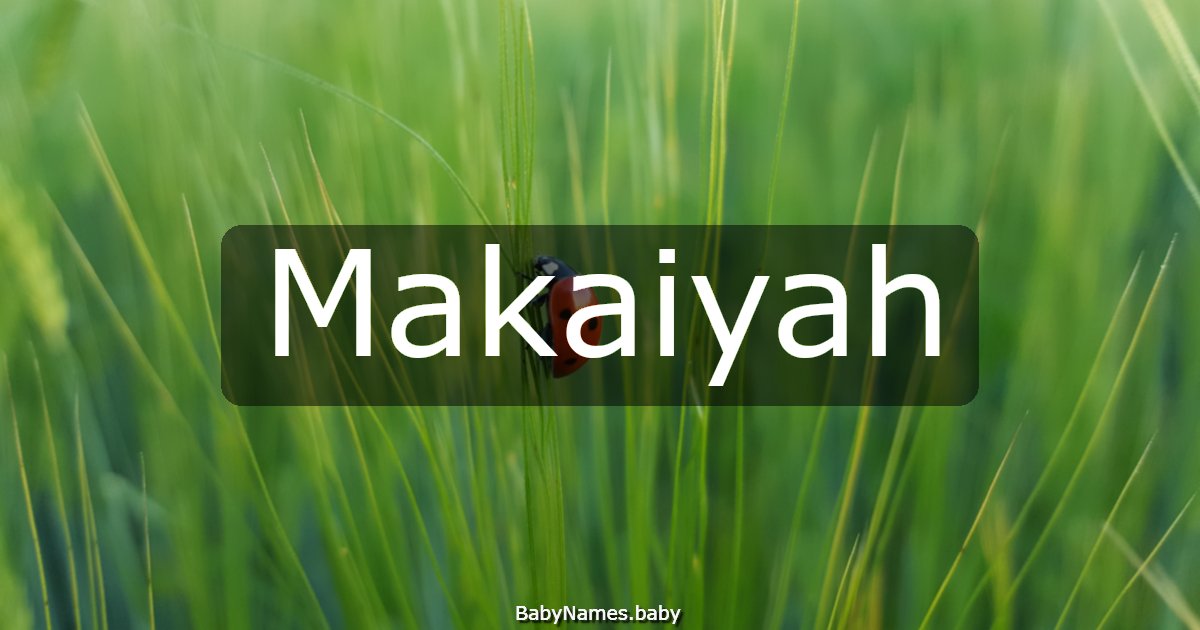 Makaiyah