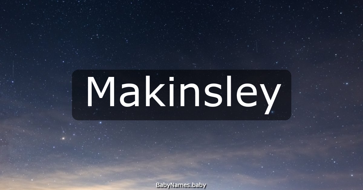 Makinsley