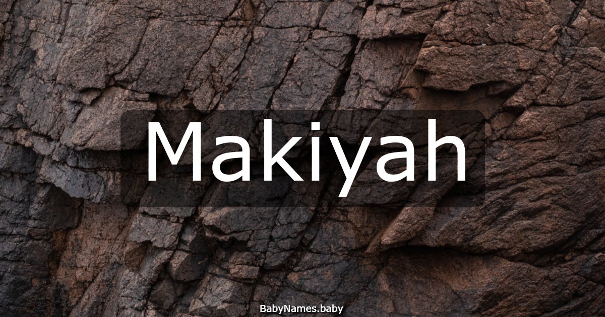 Makiyah