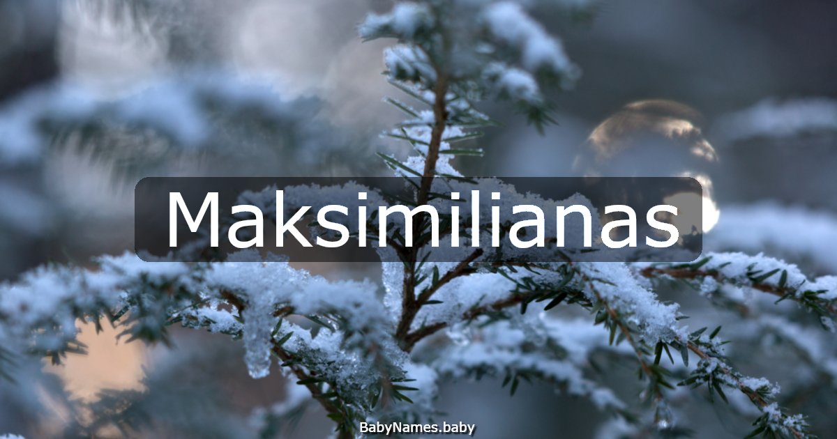 Maksimilianas