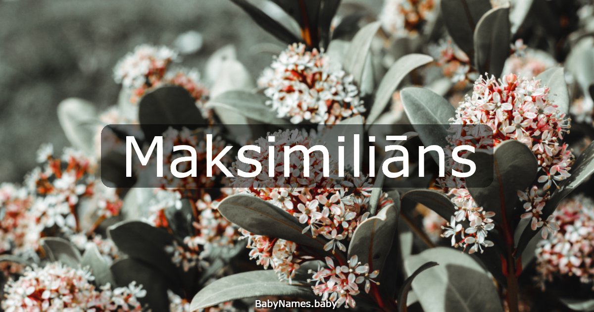 Maksimiliāns