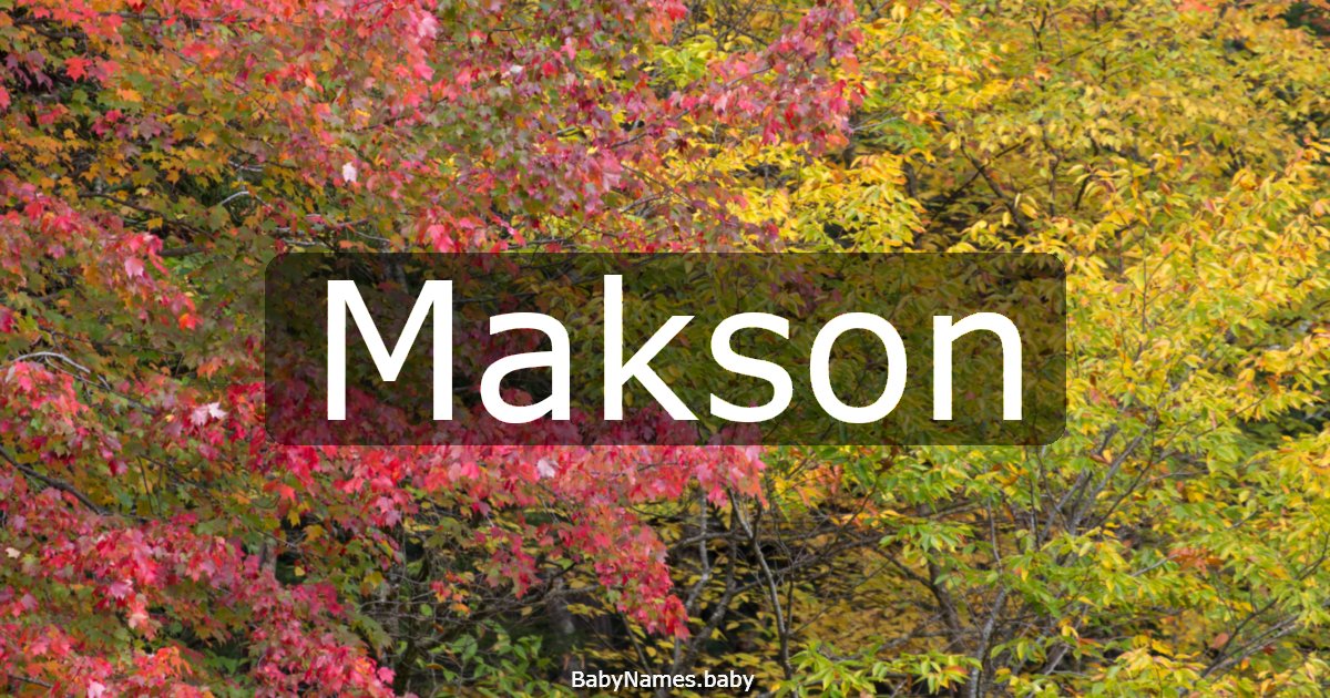 Makson