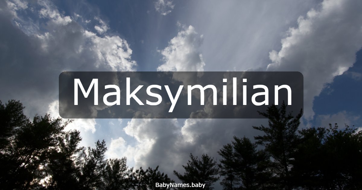 Maksymilian