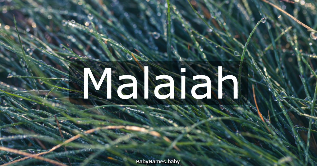 Malaiah