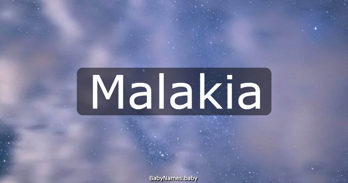 Malakia