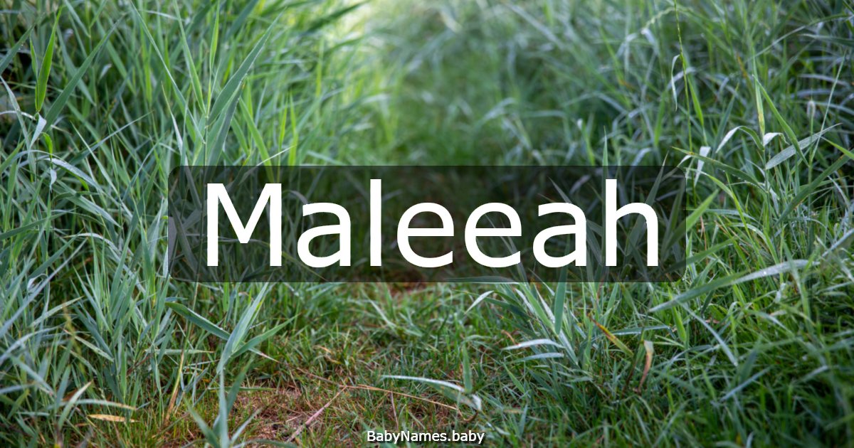 Maleeah