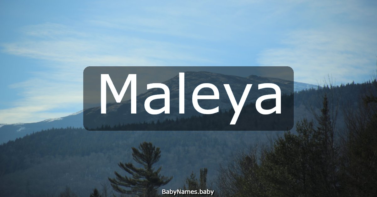 Maleya