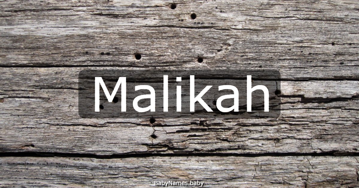Malikah
