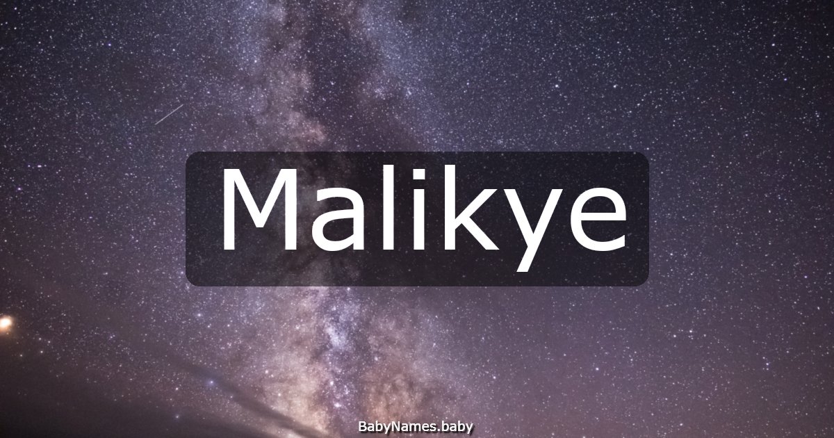 Malikye