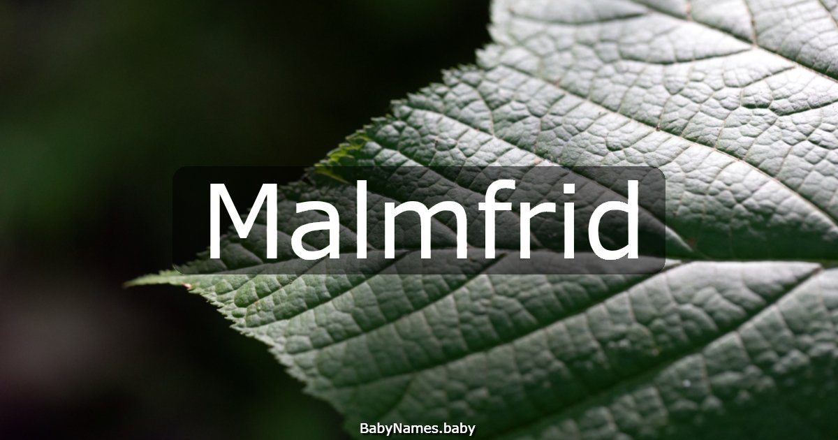 Malmfrid
