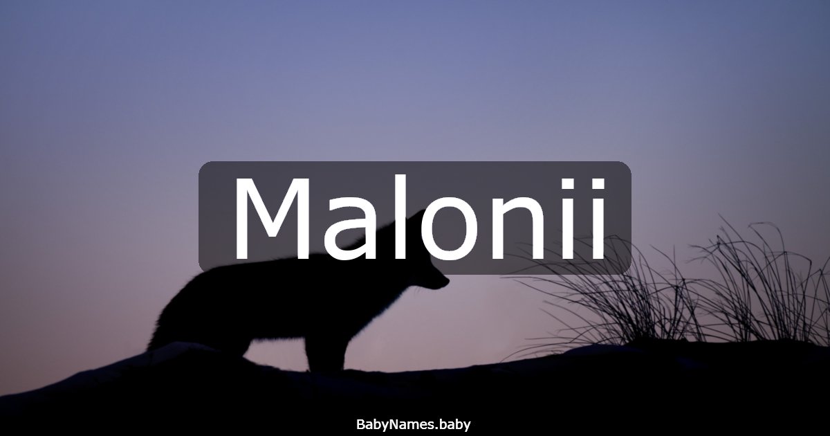 Malonii