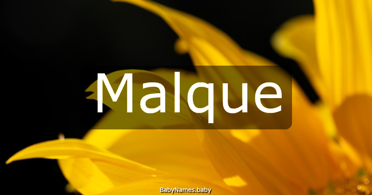 Malque