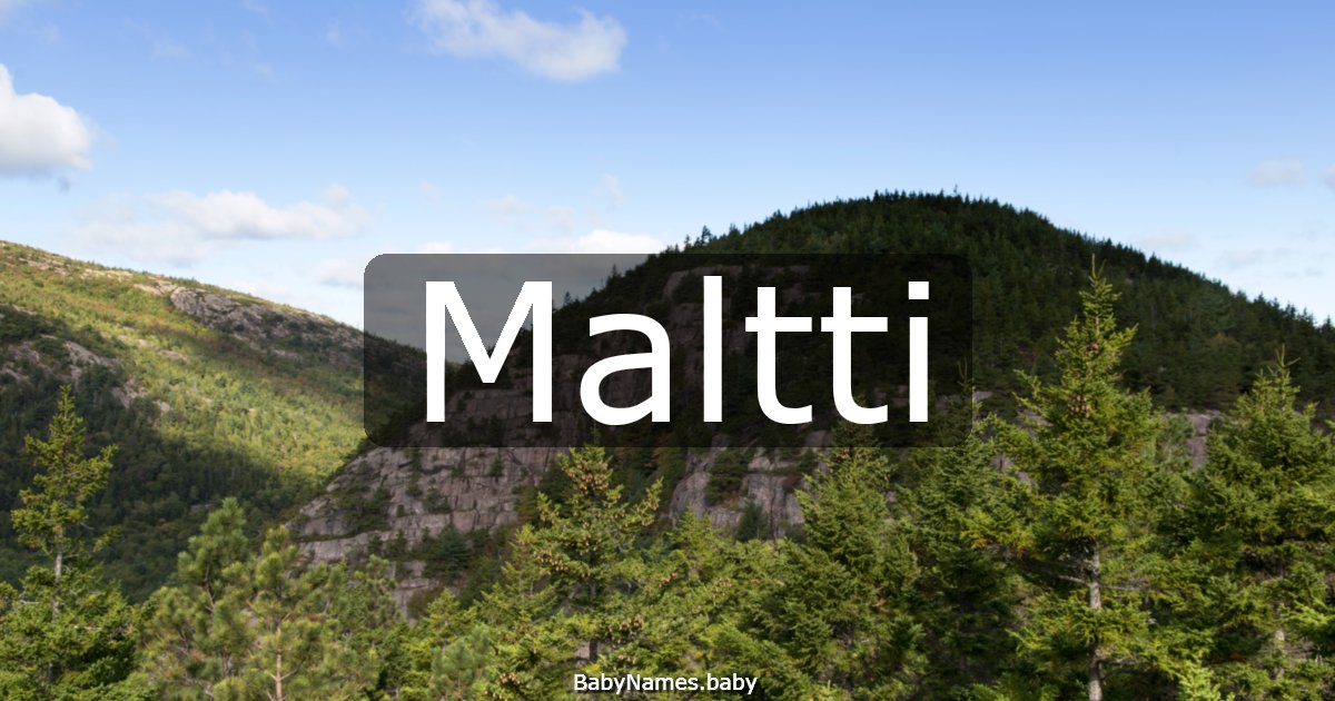 Maltti