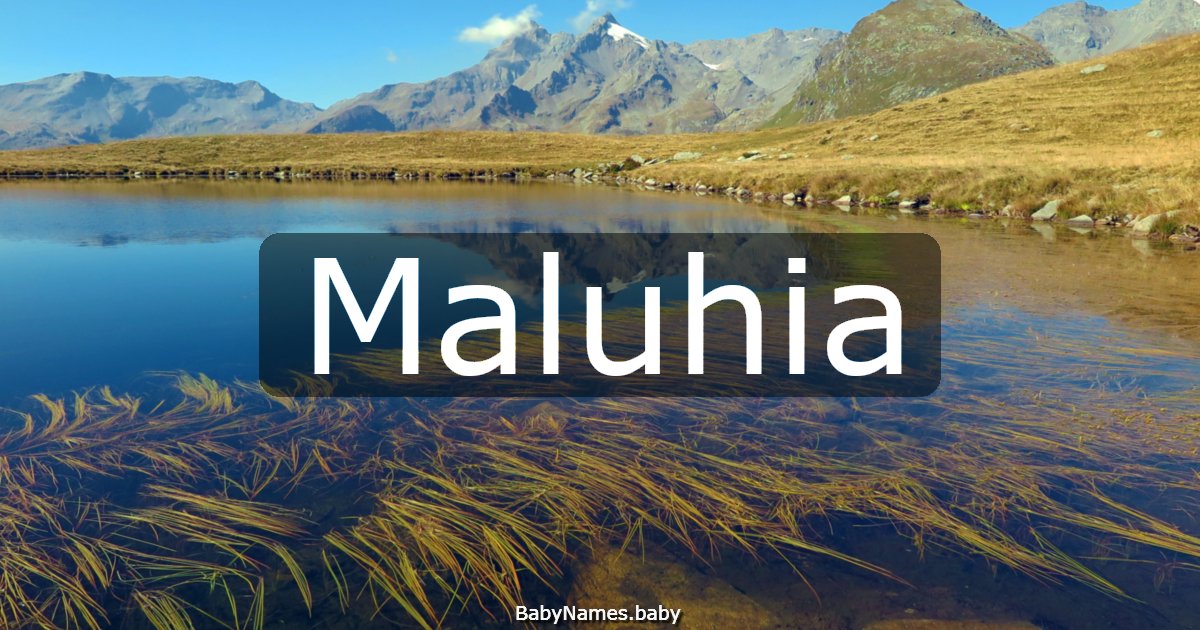 Maluhia