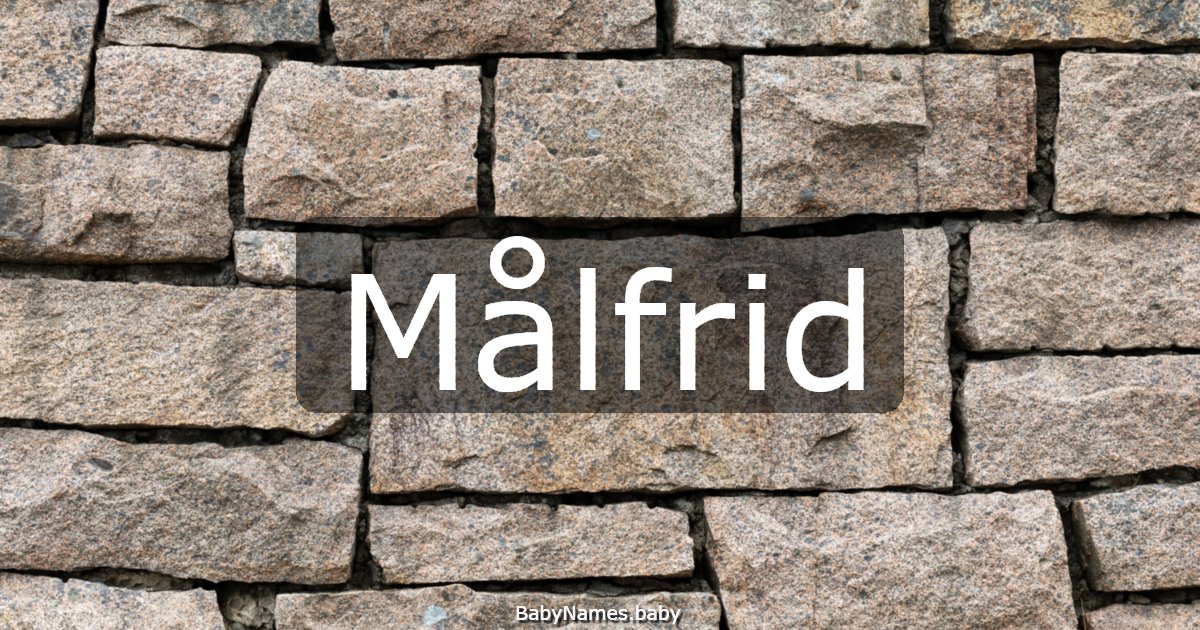Målfrid