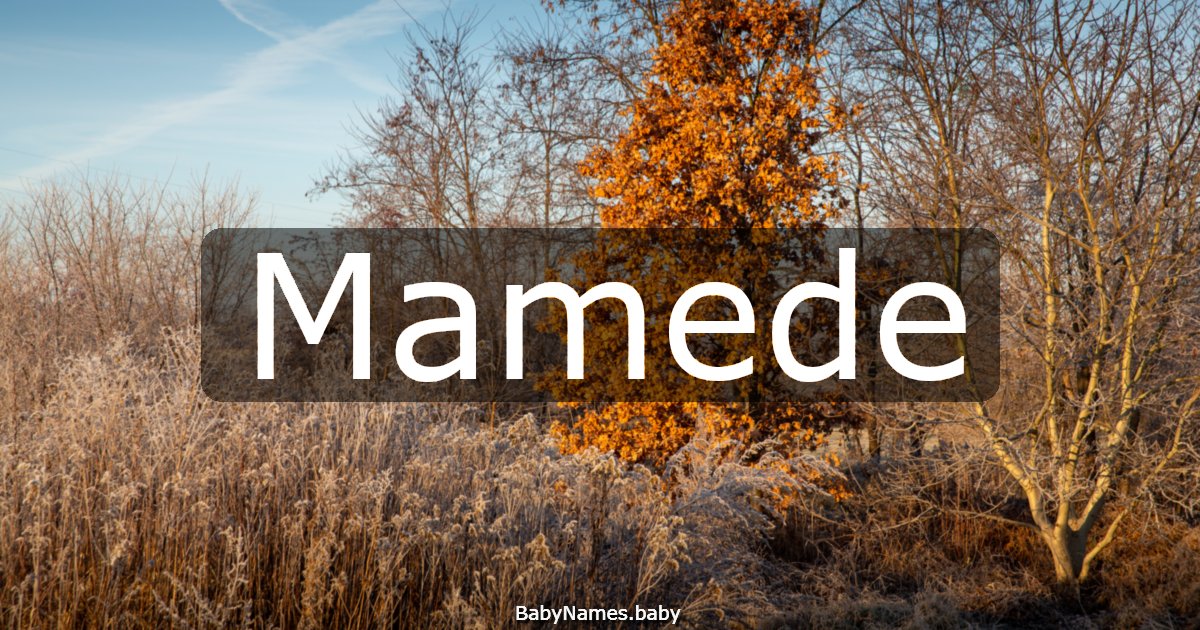 Mamede