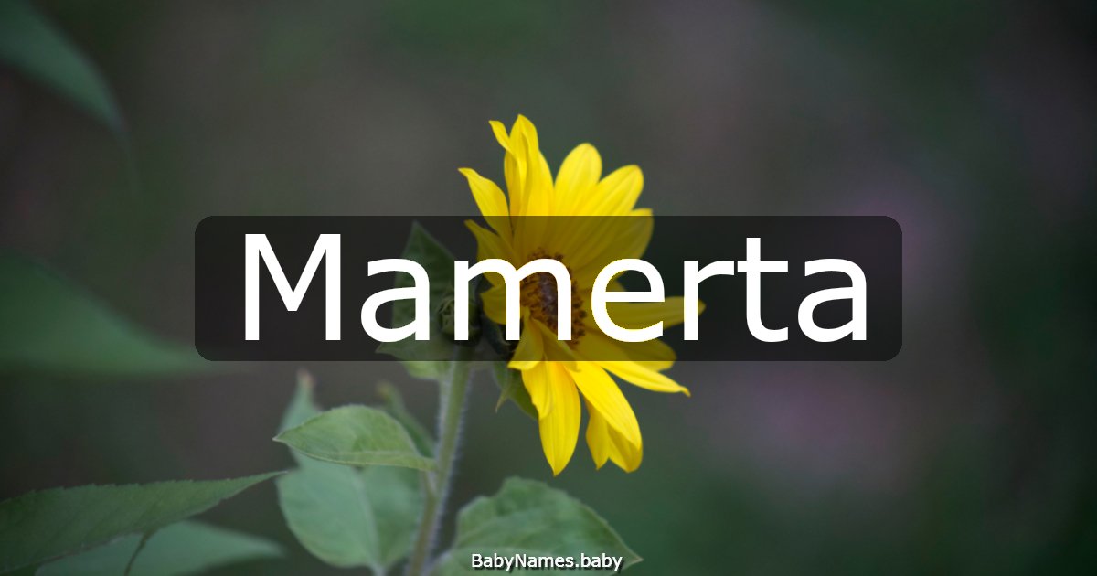 Mamerta