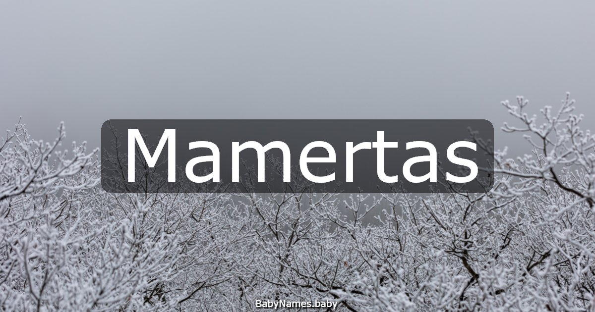 Mamertas