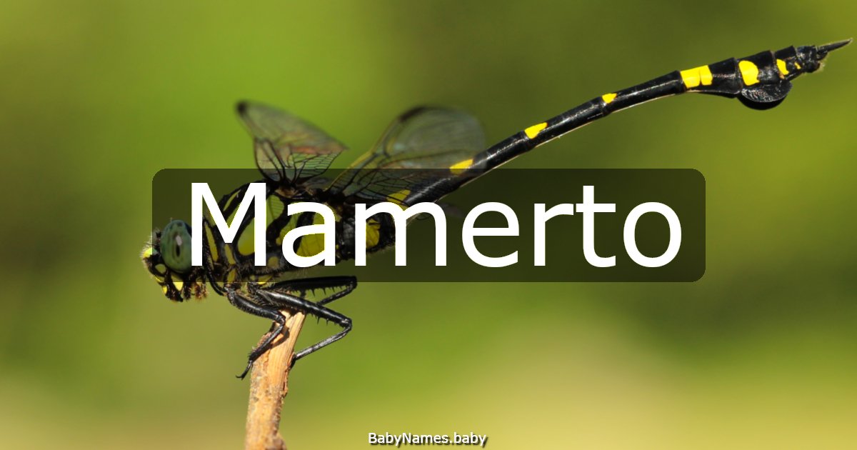 Mamerto