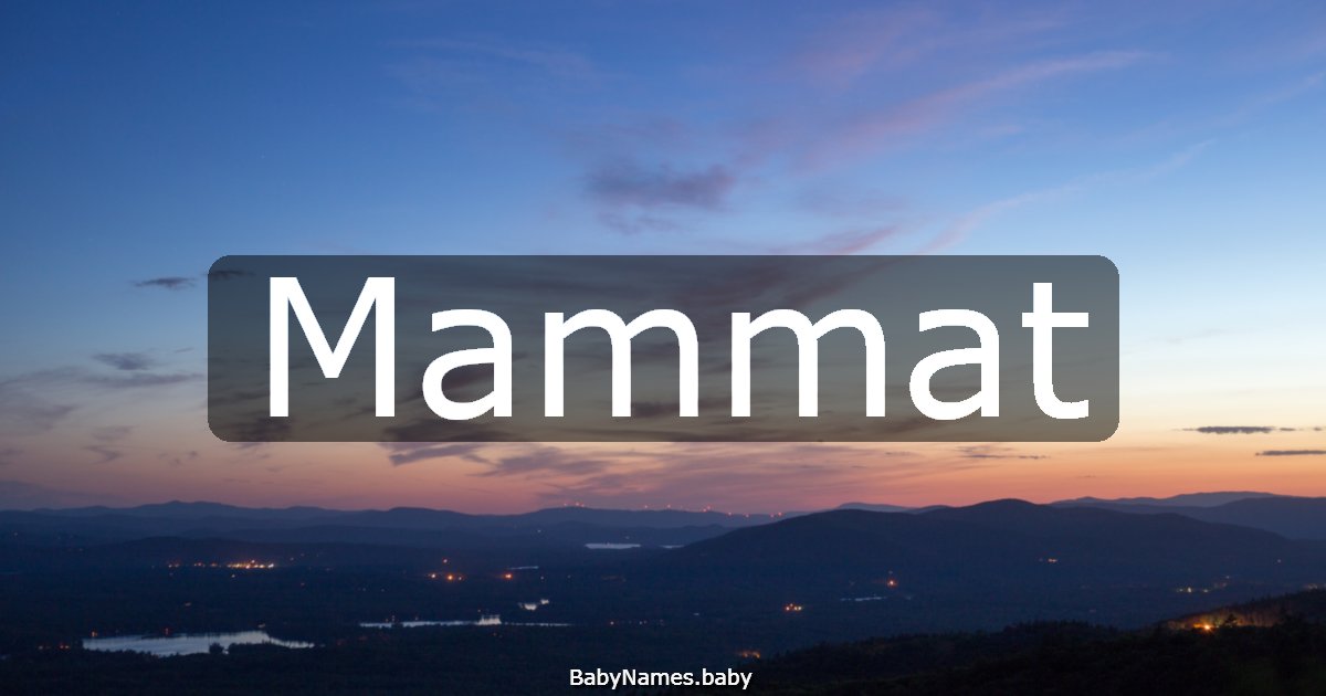 Mammat