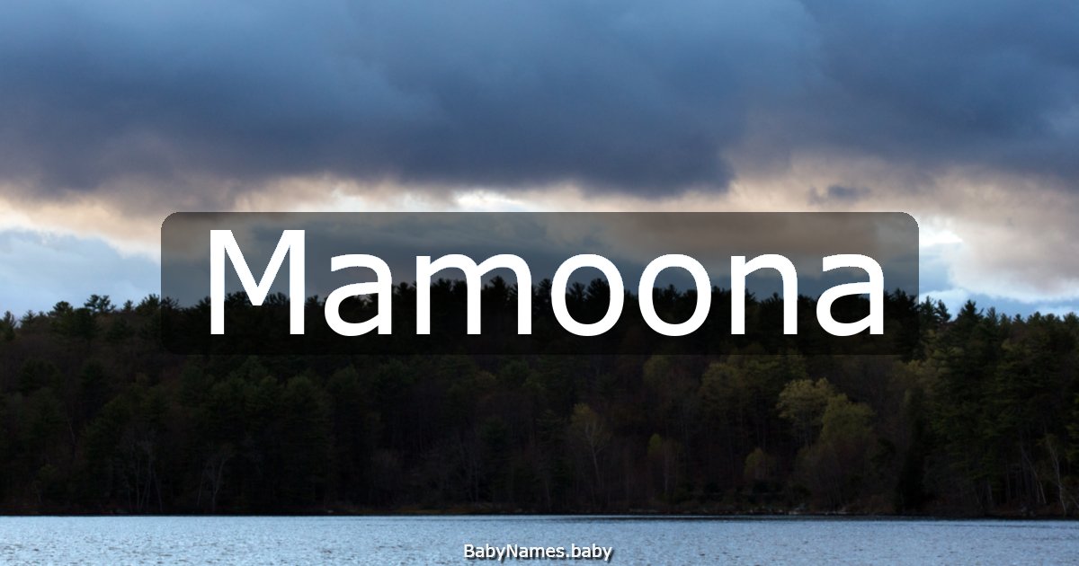 Mamoona