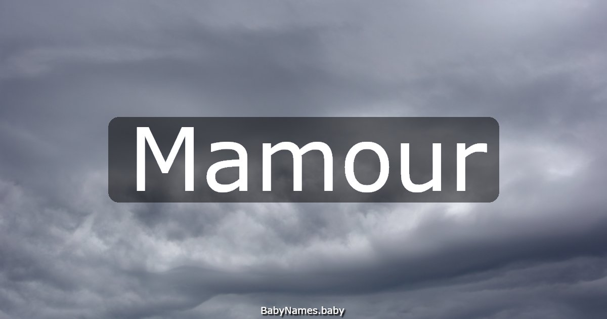 Mamour