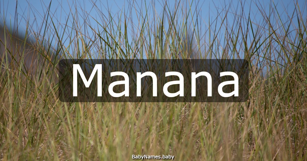 Manana