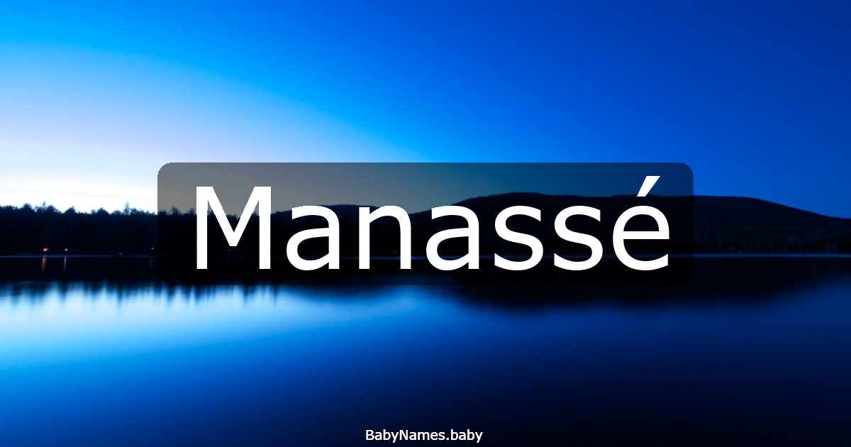 Manassé