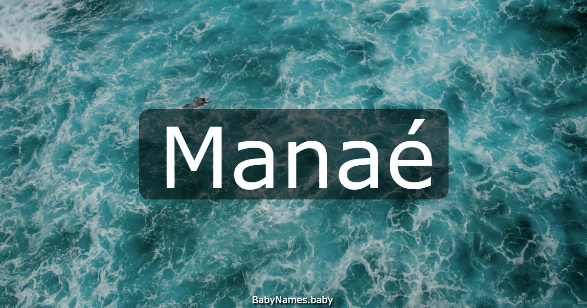 Manaé