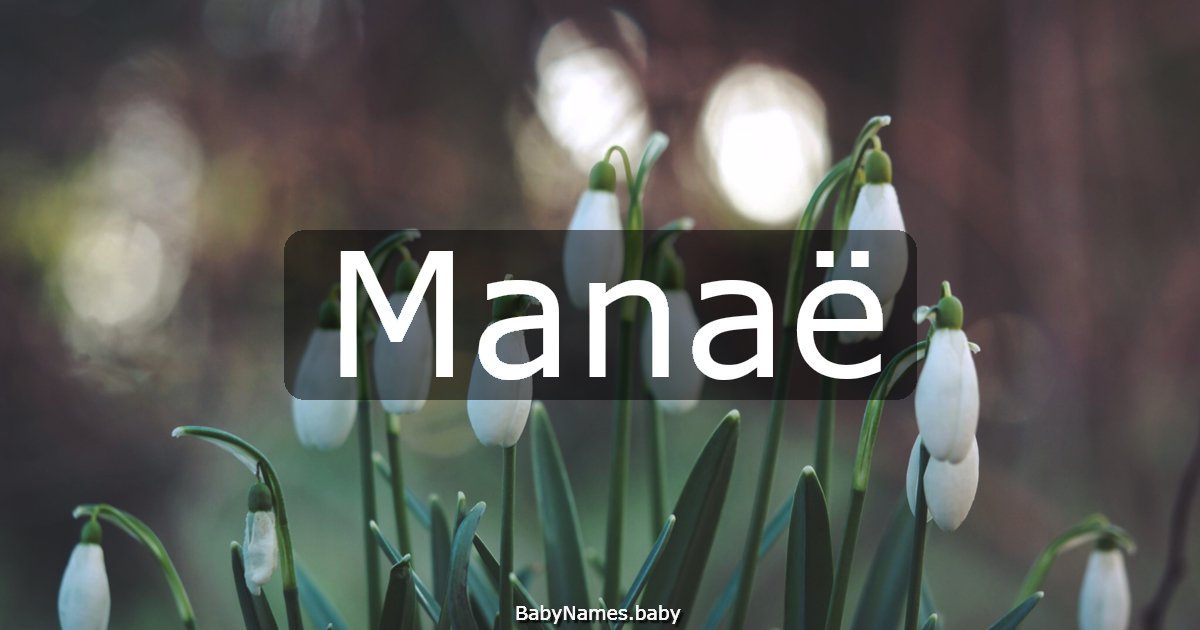 Manaë