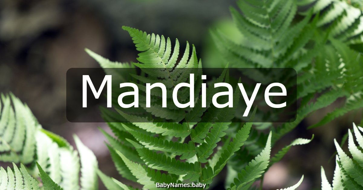 Mandiaye