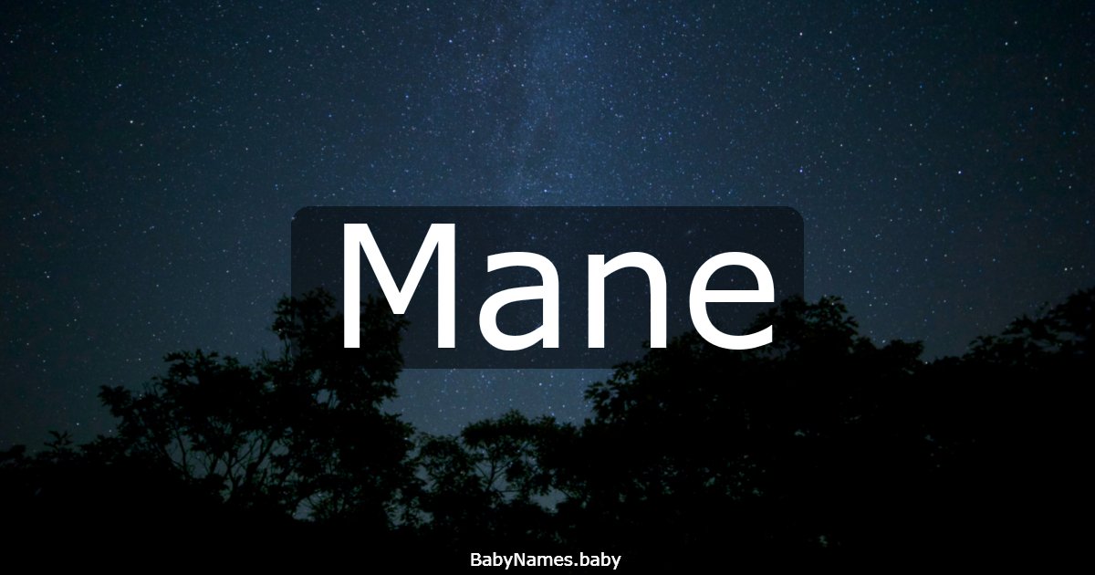 Mane