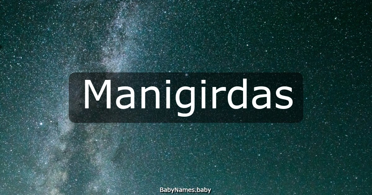 Manigirdas