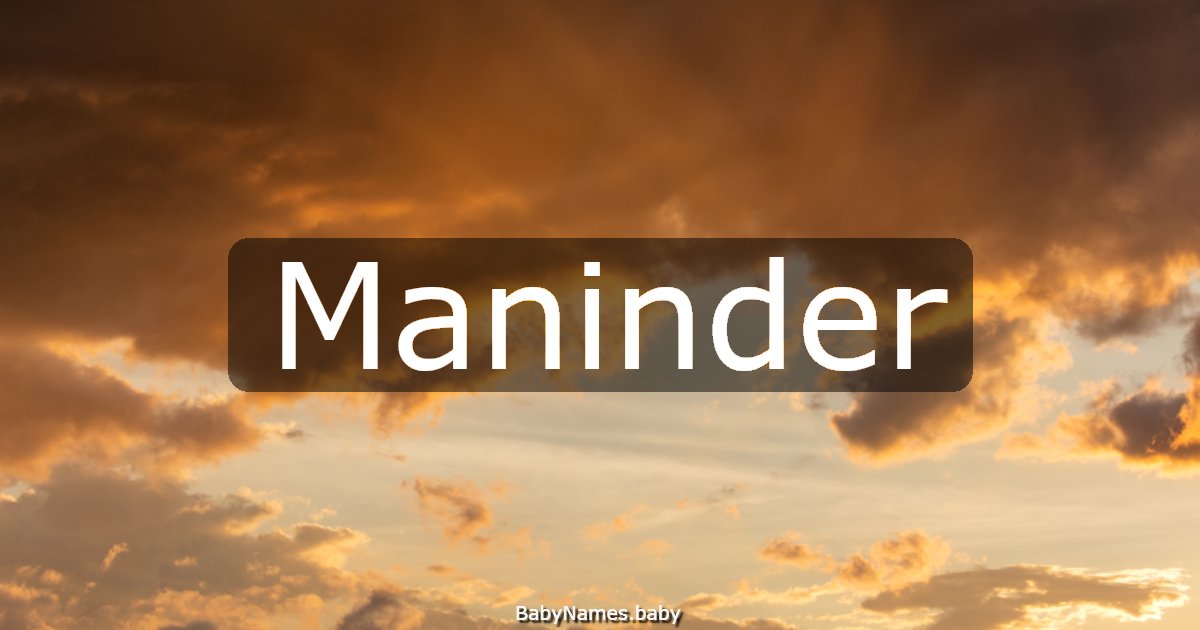 Maninder